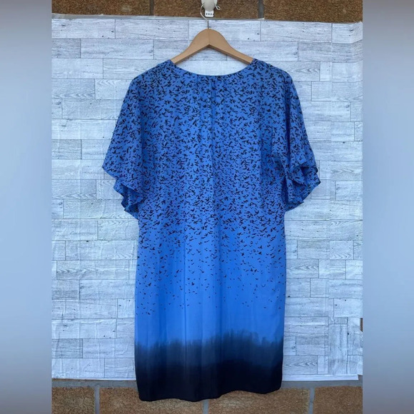 St. Roche Tie-Dye swallow pattern print dress size 6 - Picture 10 of 10